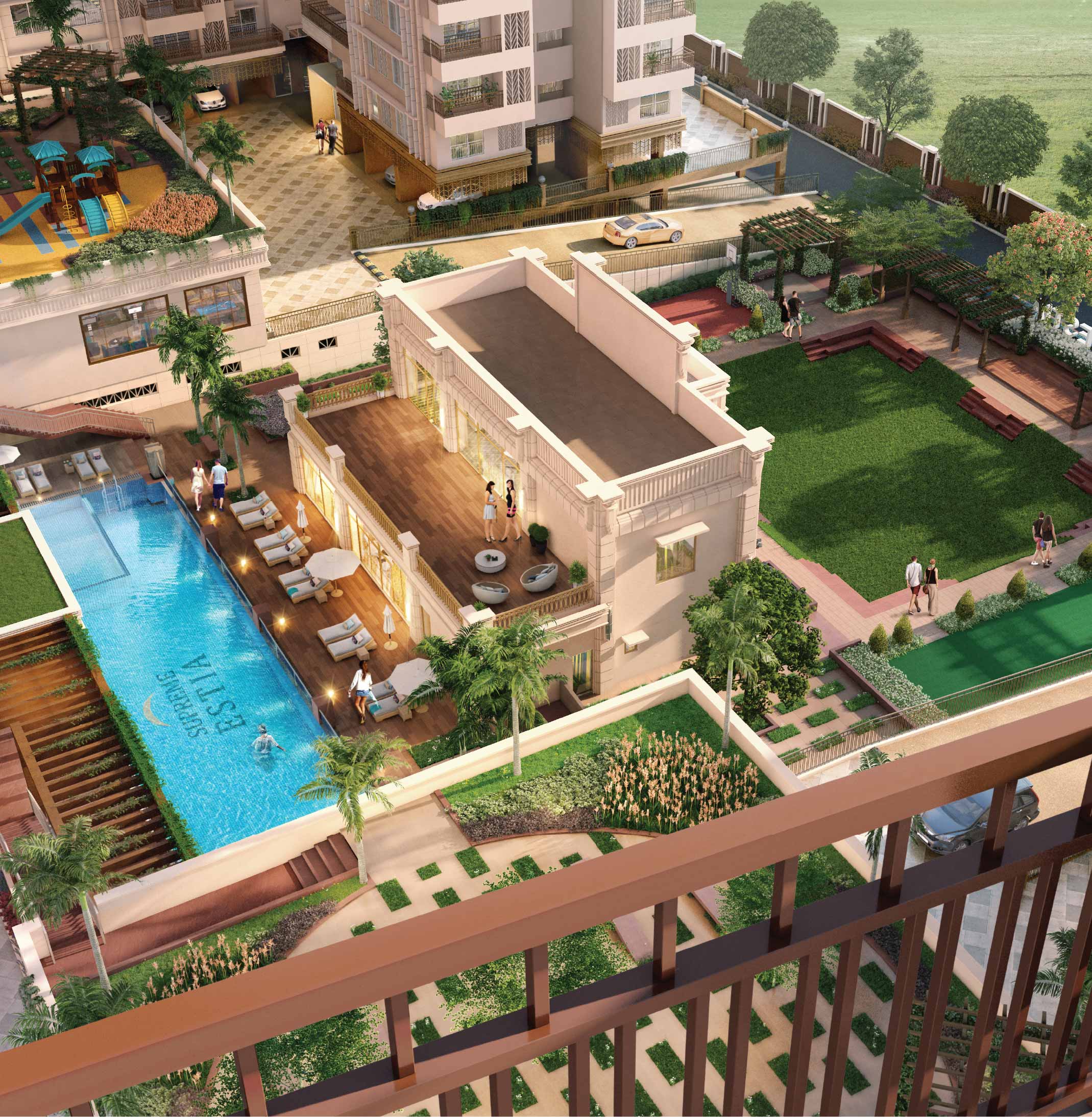 Outdoor Party lawn