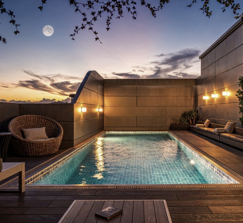 Rooftop Tranquility Pool