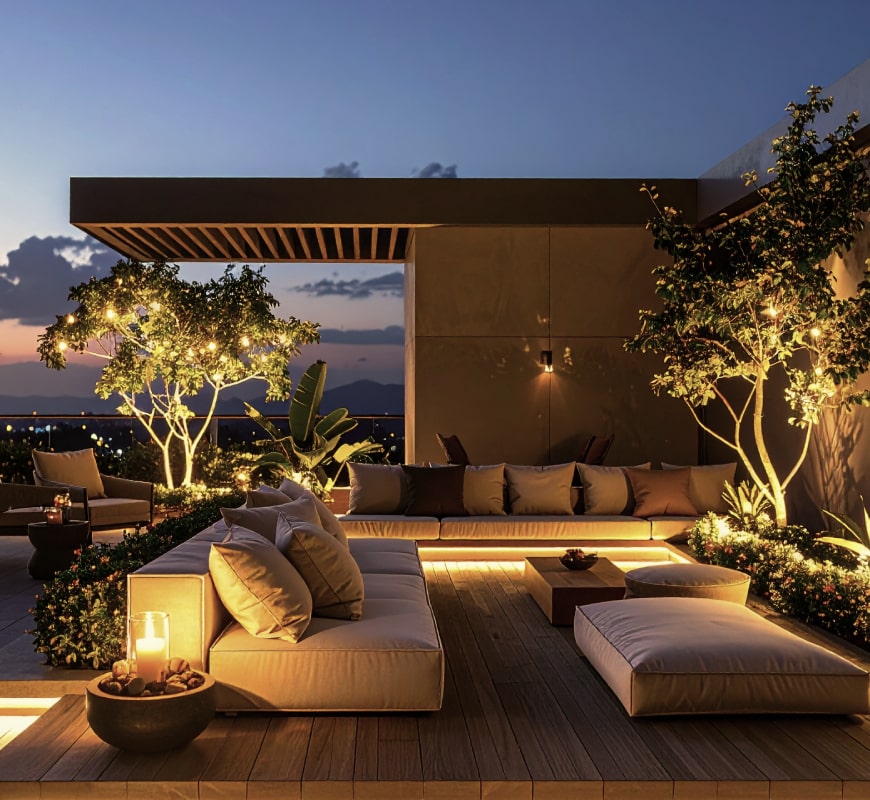 Rooftop Lounge for Unscripted Evenings